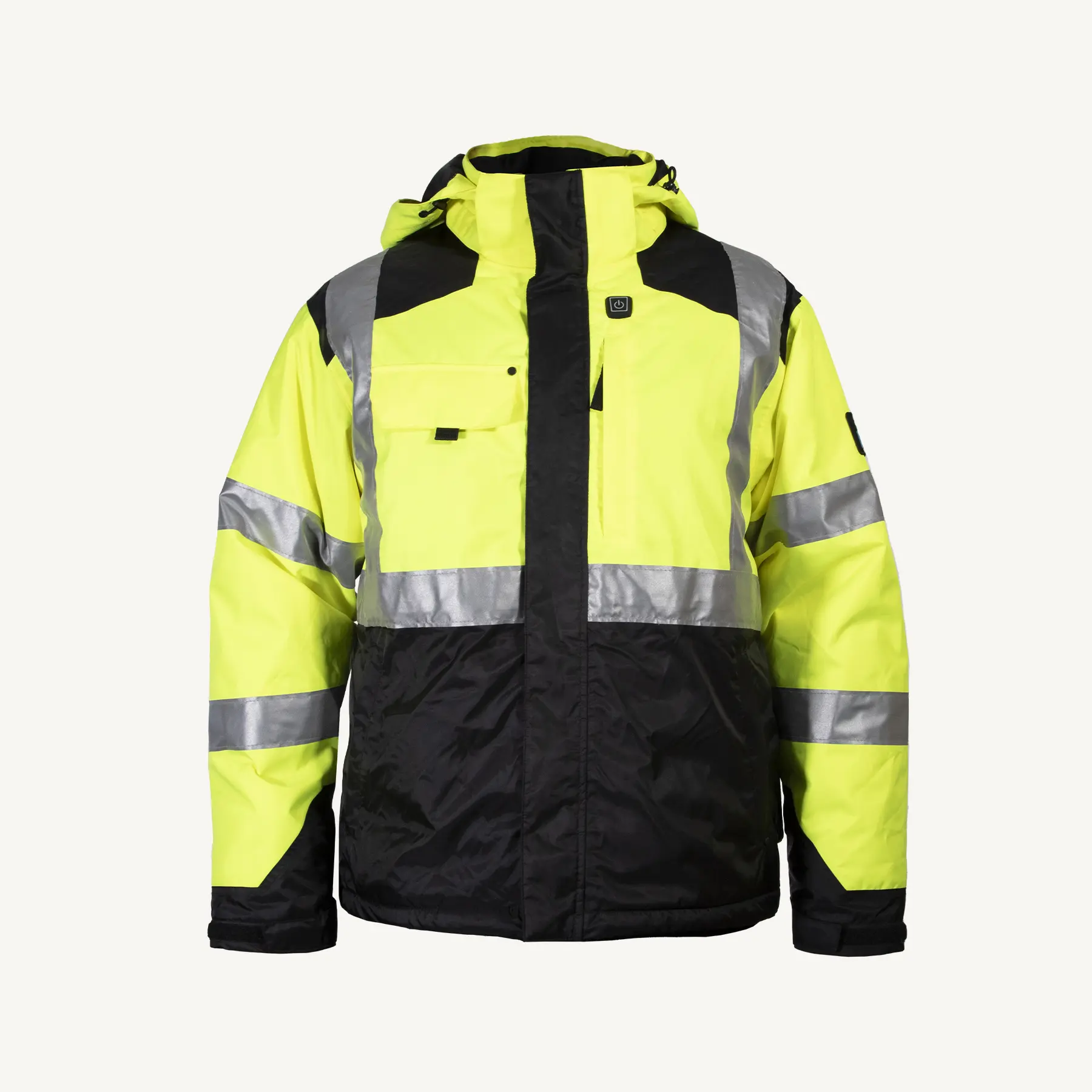 SHJHV Superior Glove® Supera Battery Powered Hi-Viz Winter Work Jackets